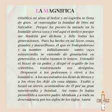 La oración la magnifica es parte del canto evangélico utilizado durante el rezo propio de las vísperas (dentro de la famosa liturgia de las horas). Spe Salvi La Magnifica Es Una Oracion En El Cual Maria Facebook