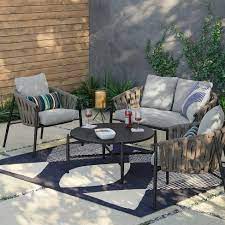 Casson 2pk Patio Club Chair White Project 62 Target Modern Outdoor Living Space Conversation Set Patio Patio Loveseat