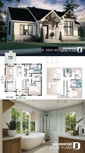 Best small modern house plan 1909 by drummond house plans. 190 Modern Farmhouse And Farmhouse Home Plans Ideas In 2021 Farmhouse Plans House Drummond House Plans