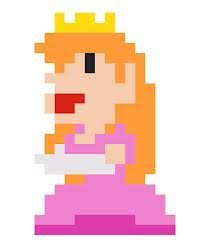 Princess Peach 8 Bit Princess Peach Cute