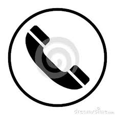 Phone Black Icon Phone Call Symbol Isolated On White Background Vector Eps Symbols Icon Black Backgrounds
