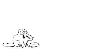 Find & download free graphic resources for cat wallpaper. Wallpaper Drawing Cat Monochrome Simple Background Line Art Comics Brand Simon S Cat Shape Font 2560x1600 Criseva01 57252 Hd Wallpapers Wallhere