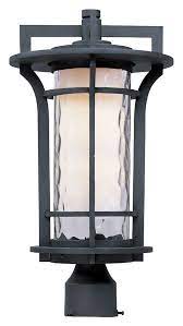 Maxim 30480wgbo Oakville 17 Inch Tall Outdoor Post Lighting Fixture Black Oxide Max 30480wgbo Outdoor Post Lights Post Lights Post Mount Lighting