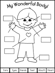 All about me coloring page chinese crafts pinterest. Coloring Pages Body Parts Coloring Sheets