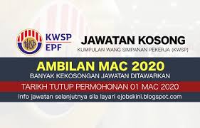 Jawatan kosong 2018 vr star sdn bhd. Jawatan Kosong Kwsp Mac 2020