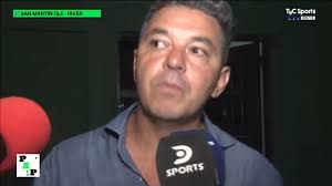 🗣️ Marcelo Gallardo, tras el triunfo ante #SanMartín (SJ): Del "HAY MUCHA  IMPACIENCIA" al "ES MI VARA" 🎙️ El entrenador del Millonario dialogó con  @pasoapaso_tycsports obtener su primer triunfo en condición de