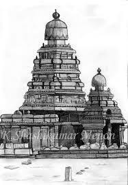 Image Result For Indian Temple Pencil Sketch Temple Drawing Indian Temple Temple Art