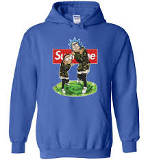 Supreme rick and morty sweatshirt. Rick And Morty Supreme Hoodie Real Supreme And Everybody