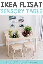 Our New Ikea Flisat Sensory Table Little Lifelong Learners