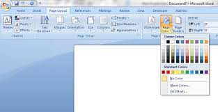 Hintergrundfarbe in word 2007 ändern. How To Put A Background In Ms Word 2007 Tip Dottech