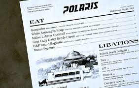 Menu Design For Polaris Restaurant In Atlanta Ga Restaurant Menu Design Menu Design Menu Restaurant