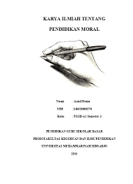 7 contoh karya tulis ilmiah terbaik dalam berbagai topik. Top Pdf Karya Ilmiah Tentang Pendidikan Moral 123dok Com