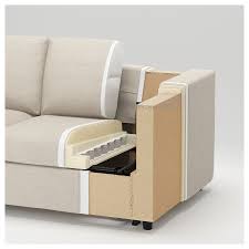 Finnala Sofa With Open End Gunnared Medium Gray Ikea Comfortable Sofa Large Sofa Love Seat