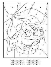 3 Free Pokemon Color By Number Printable Worksheets Pokemon Coloring Pages Color By Number Printable Pokemon Coloring