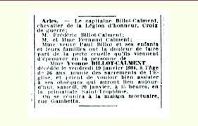 Voici les avis de décès publiés aujourd'hui dans l'edition de l'ain. Avis De Deces D Yvonne Calment Paru Dans Le Journal Le Petit Download Scientific Diagram