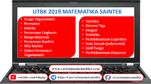Soal utbk tka saintek dan tka soshum 2019/2020. Pembahasan Utbk 2019 Matematika Saintek Catatan Matematika