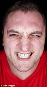 World's strongest men gurn for the camera in very high definition