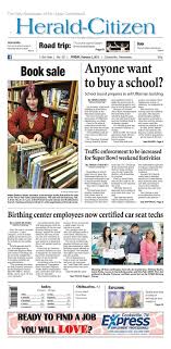 Partly cloudy early with increasing clouds overnight. Herald Citizen Obituaries Herald Citizen Obituaries
