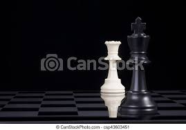How do you checkmate with a king and a bishop, how does the strategy works? Chess King And Queen Checkmate A Black Chess King In Checkmate By White Queen Canstock