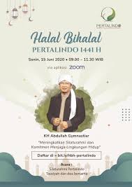 Complete bihalal prayer baca'an halal arabic latin Pertalindo Perkumpulan Tenaga Ahli Lingkungan Hidup Indonesia