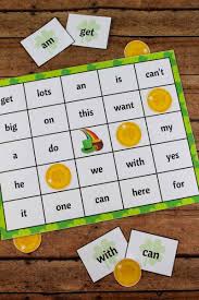 Pass out the cards and beans to each student. St Patrick S Day Bingo With Sight Words Free Printable