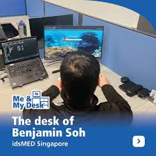 Greetings WOWsome people, we have reached the desks of our idsMED office in  Singapore. First up is the desk of Benjamin Soh. Benjamin is our Senior  Manager at the SFO Unit of