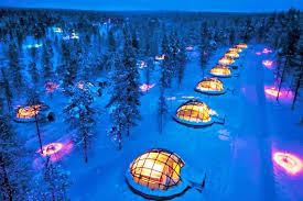 Top 8 Winter Resorts From Around The World See The Northern Lights Most Beautiful Places Igloo Village