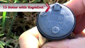 Secret sprinkler adjustments on lawn sprinkler you never knew existed. Aspersor Toro T5 Youtube