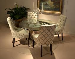 Saybrook 01 554 Tufted Back Hostess Chairs With Nickel Pull Ring Beautiful Dining Rooms Upholstered Chairs Dining Room Chairs