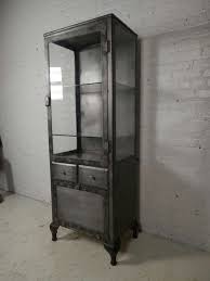 Tall Glass Front Metal Display Cabinet 1stdibs Com Glass Fronted Kitchen Cabinets Glass Cabinets Display Cabinet