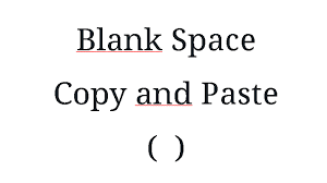 All symbols in one place. Blank Space Copy And Paste Psfont Tk