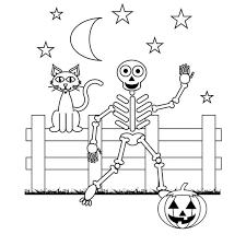 Free Skeleton Coloring Pages Halloween Coloring Pages Skull Coloring Pages Halloween Coloring