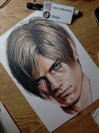 Leon S Kennedy Work in progress Pencil