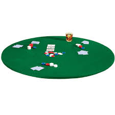 Fitted Round Elastic Edge Solid Green Felt Table Cover For Poker Puzzles Board Games Fits 36 Inch To 48 Inc In 2020 Poker Table Felt Puzzle Board Games Poker