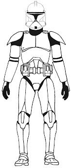 Clone trooper coloring page kriegerin krieg der sterne rustung. Clone Trooper Phase 1 Standard Units 14th Infantry Brigade 18th Battalion 85th Infantry Brigade 96 Star Wars Clone Wars Star Wars Trooper Star Wars Drawings