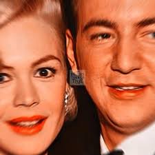 "Sandra Dee and her husband, Bobby Darin, are photographed at the premiere  of their romantic comedy, If A Man Answers, in 1962."