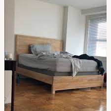 Platform bed with drawers solid wood platform bed bed platform full bunk beds full bed trundle bed frame atlantic furniture modern loft adjustable beds. Grain Wood Furniture Montauk Queen Solid Wood Panel Bed Aptdeco