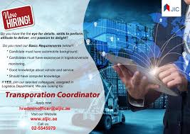 Transport Coordinator Job Openings Uae Coordinator Job Job Opening Job