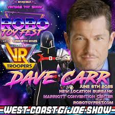 We are thrilled to have Dave Carr added to our VR Troopers cast reunion!  Come