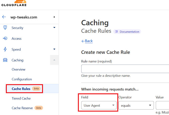 Creating a high-priority Cache Bypass rule for administrative paths, AI generated