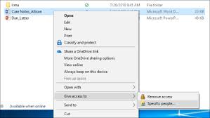 File Sharing Over A Network In Windows 10