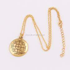 Source N0526 Huilin Jewelry Vintage Gold Plated Medieval Money AGLA Success  Amulet Necklace on m.alibaba.com