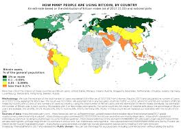 Bitcoin is not legal in some countries. How Many People Are Using Bitcoin By Country Map Bitcoin