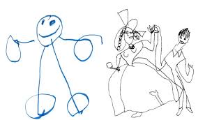 Each Drawing Has Been Made By A 3 Year Old Student On The Left Is A Drawing Of A Typically Developing Child Of 3 Materi Artists For Kids Artist Visual Artist