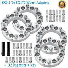 Amazon.Com: 4 Billet Wheel Adapter 8X170 To 8X6.5 Thickness 2 Inch :  Automotive