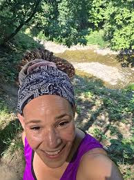 Walking in Ne Philadelphia park before the rain