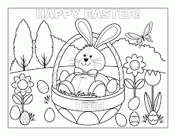 Easter bunny and eggs coloring page. Free Easter Printable Coloring Pages Coloring Home