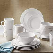 Maybe you would like to learn more about one of these? Better Homes Gardens 16 Piece Porcelain Textured Edge Dinnerware Set White Walmart Com Walmart Com