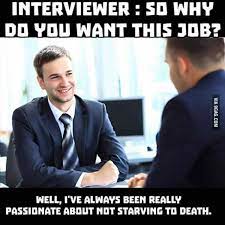 By using this site, you are agreeing by the site's terms of use and. The Funny Side Of Job Interviews 21 Pics Funny Jobs Job Memes Funny Pictures