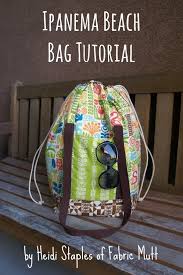 birchfabrics: Tutorial: Ipanema Beach Bag Tutorial {by Heidi of Fabric Mutt}